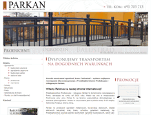 Tablet Screenshot of parkan.info